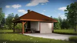 <p><em><strong>Zg14</strong> — проект гаража для одной машины с террасой, выполненный с целью строительства не только практичного помещения для хранения автомобиля, но и удобной зоны отдыха.</em></p>
<h4><span style="background-color: initial;">Преимущества проекта Zg14:</span></h4>
<ul><li><span style="background-color: initial;">Несомненным преимуществом данного гаража является продуманность его конструкции, для которой требуется небольшое пространство на вашем участке, ведь площадь его невелика.&nbsp;</span></li><li><span style="background-color: initial;">Дизайнеры предусмотрели в этом проекте террасу как площадку для приятного отдыха. Если установить на ней гриль, то мечта об уютном уголке для посиделок на природе с шашлыком станет явью.</span></li><li><span style="background-color: initial;">Дизайнерское решение отделки фасадов и кровли гаража выдержано в характере лучших традиций архитектуры. Это обстоятельство дает право гаражу составить удачную партию с проектами домов, выполненных в традиционном стиле.</span></li></ul>
<p>Обратите внимание, также, и на остальные проекты гаражей из газобетона, представленных в каталоге.</p>