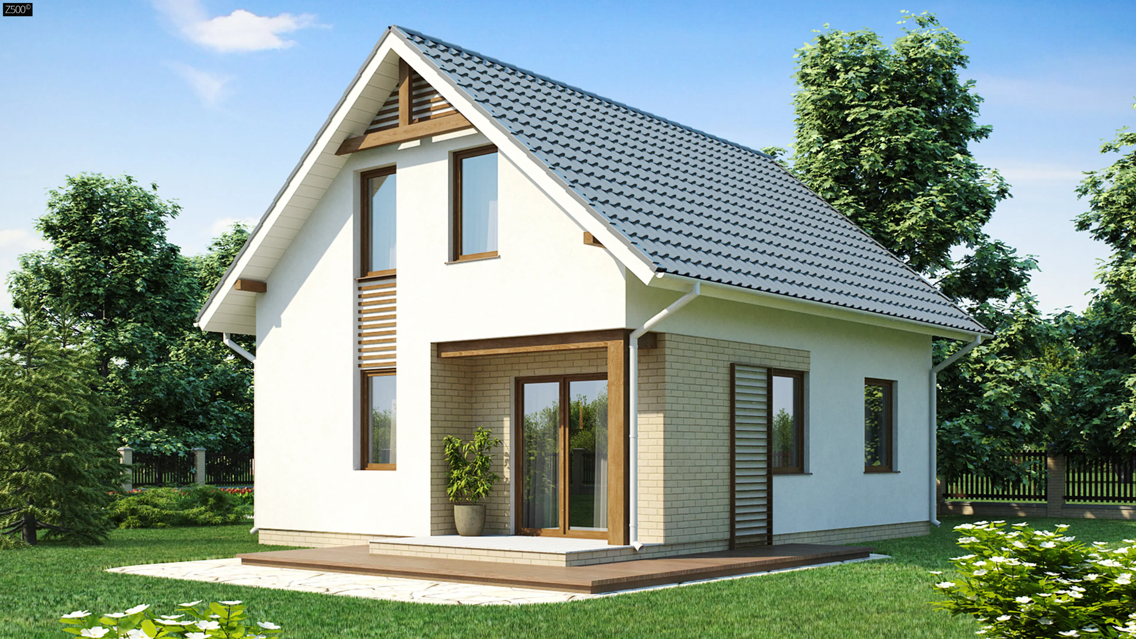 Two Story Log Cabin with Floor Plans and Measurements