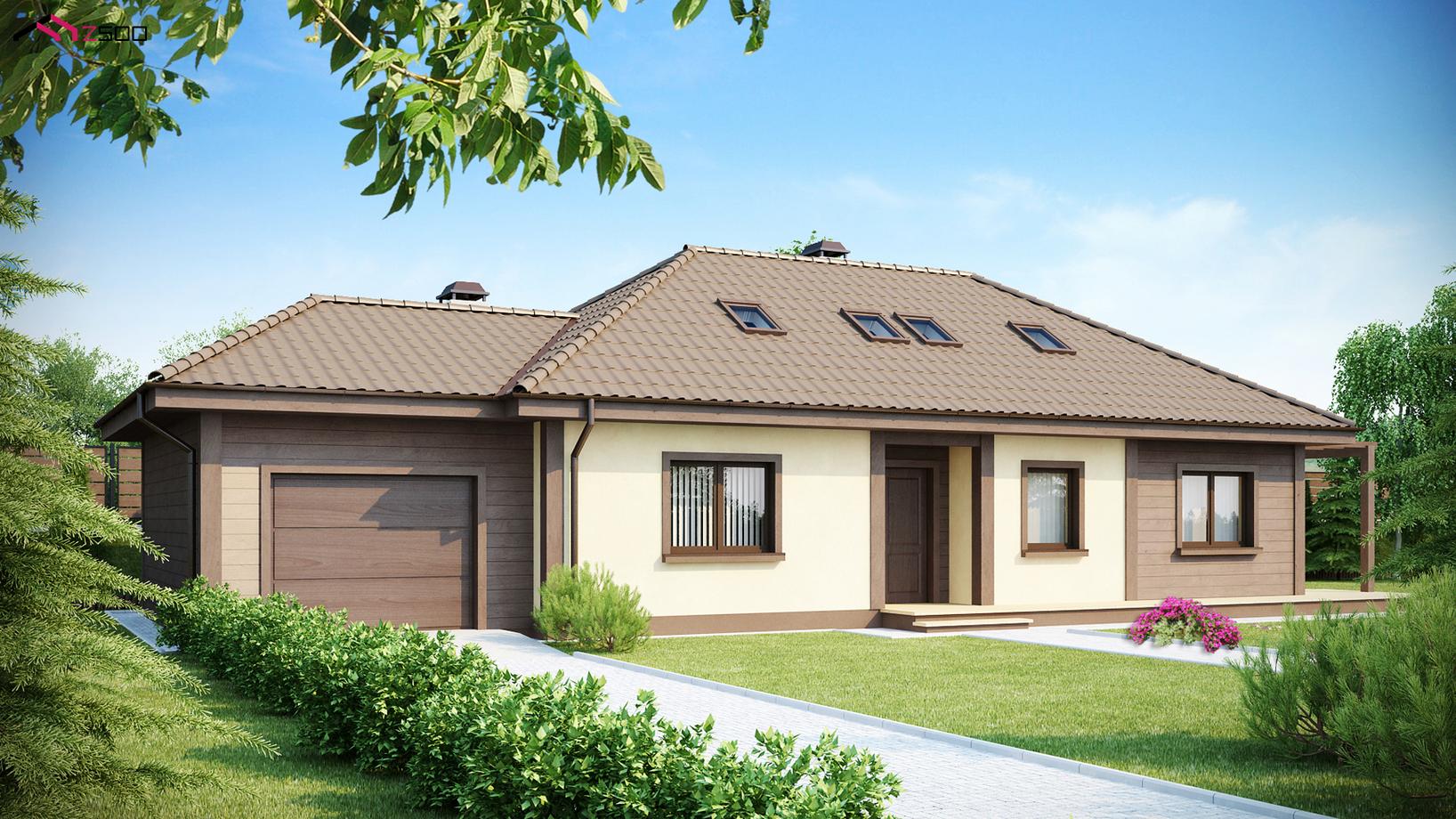 Дом 18 на 12 с гаражом