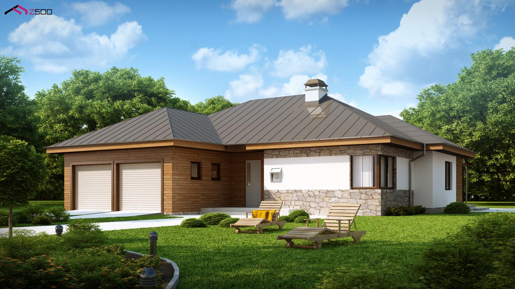 Дом 18 на 12 с гаражом