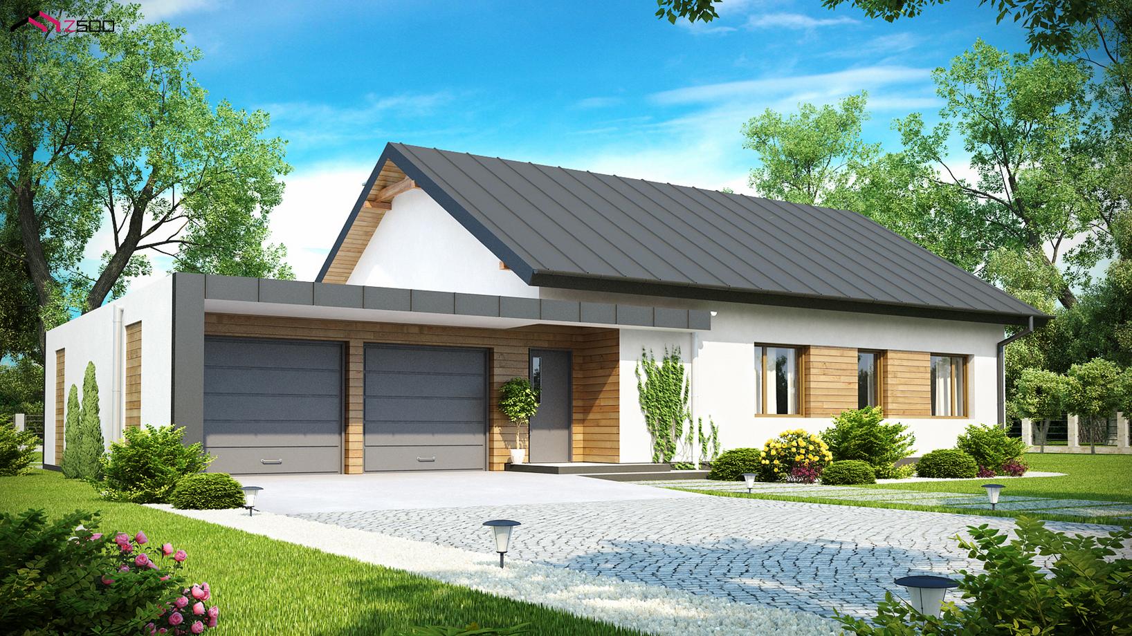 Дом 18 на 12 с гаражом