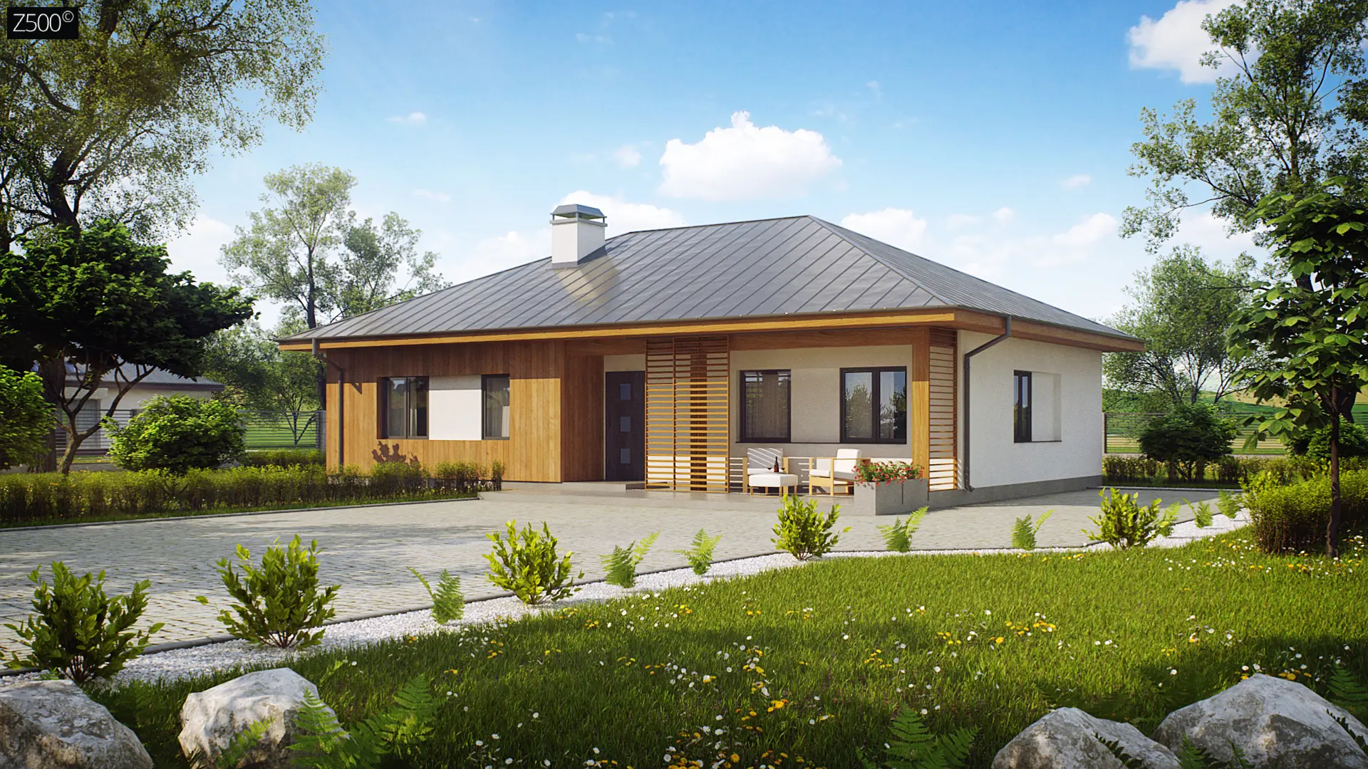 Дом z на русском. Проект z10 одноэтажный дом с террасой. Z500 проекты одноэтажных домов с террасой. Z10 z500. Дом с мансардой одноэтажный z500.