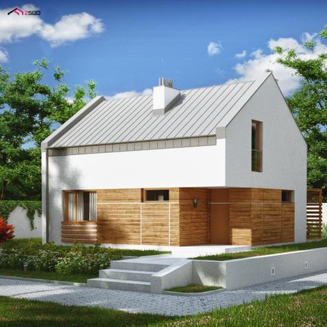 Proekt Z174 Kompaktnyj I Udobnyj Dom Tradicionnoj Formy Podhodyashij Takzhe Dlya Uzkogo Uchastka Z500 Proekty Domov I Garazhej