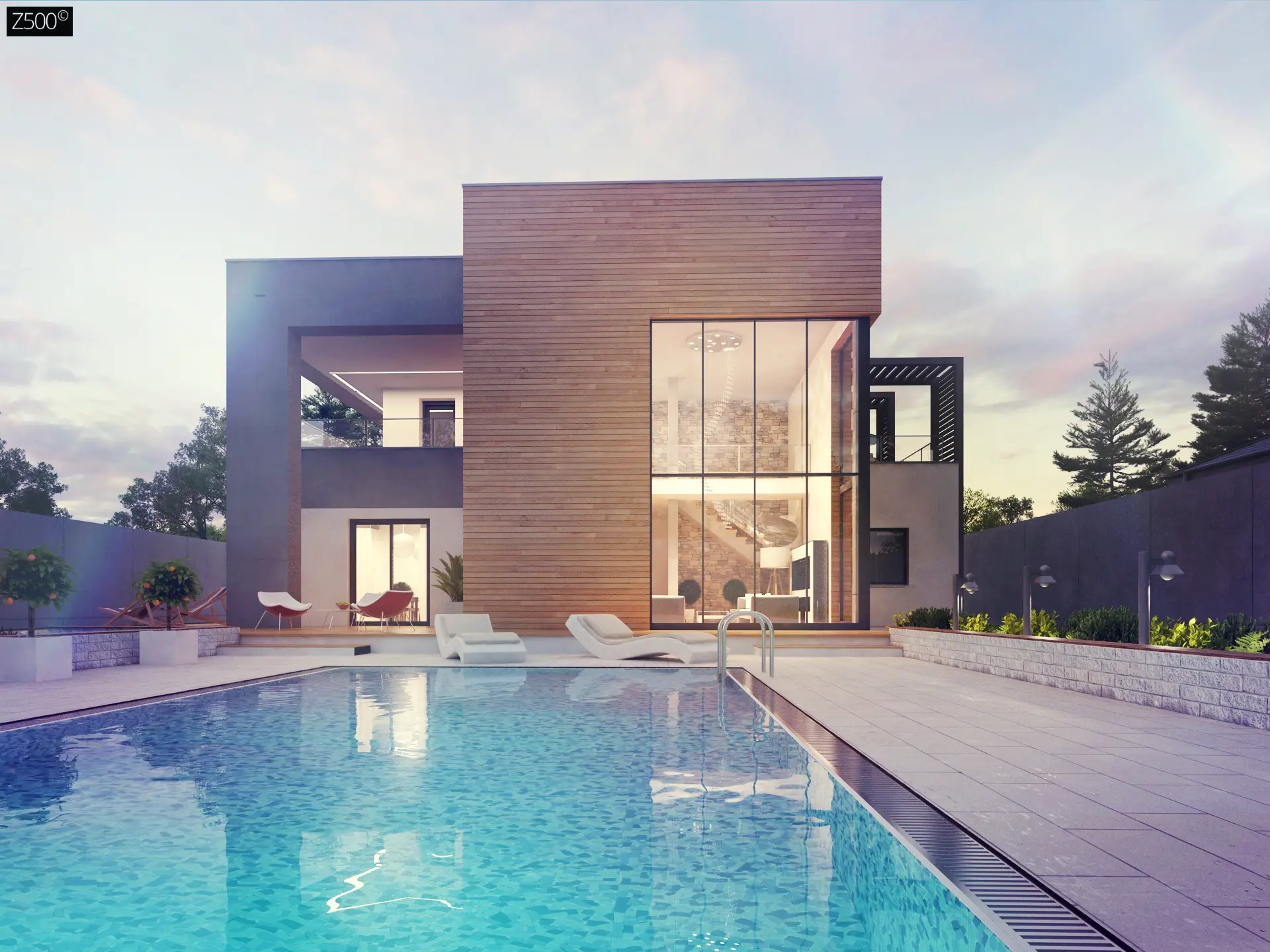 Zx108 с фасады. Современный коттедж. Манисон вилла модерн. Коттедж с бассейном современный. Вилла в современном стиле.