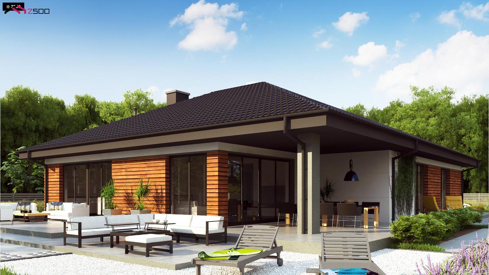 Дизайн одноэтажного дома 100 кв м