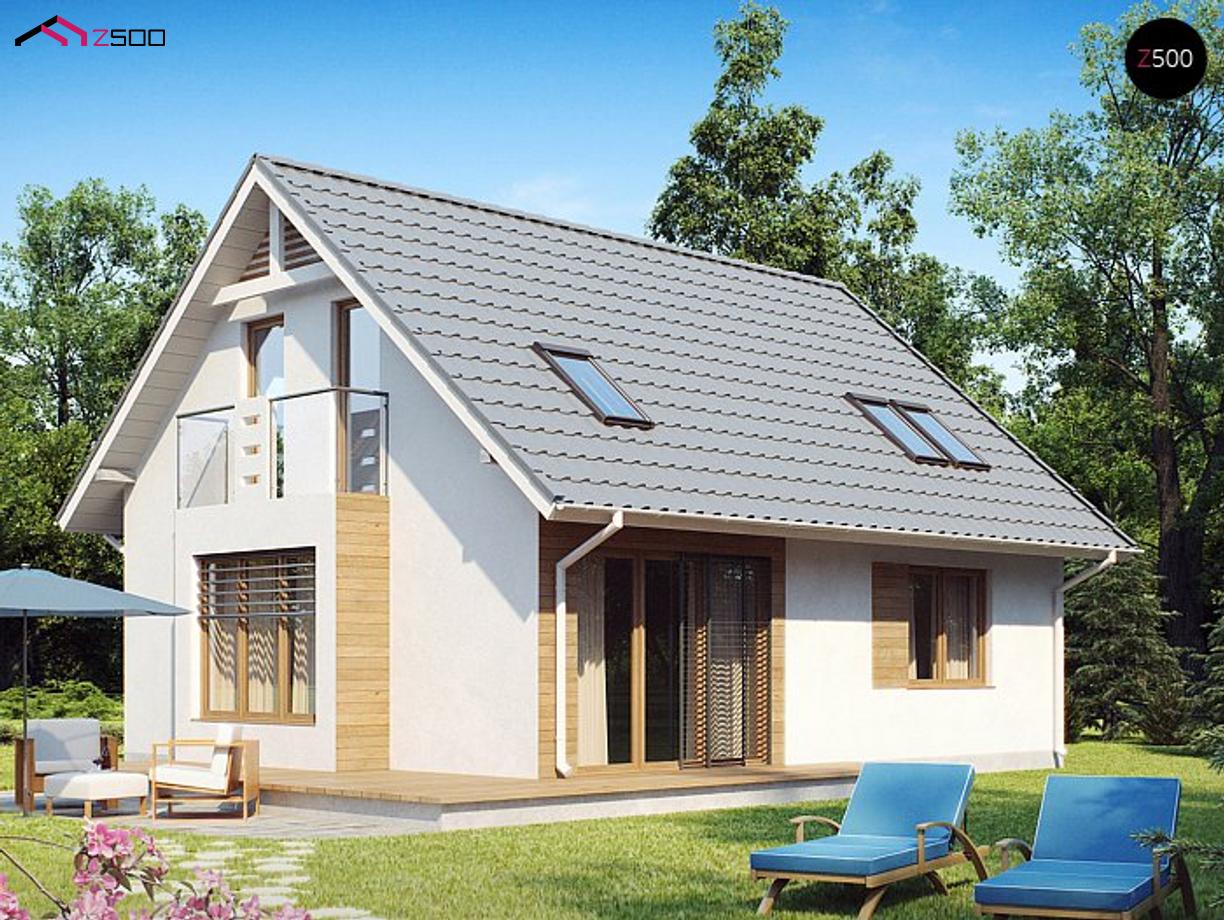 Дом 9 на 10 с мансардой