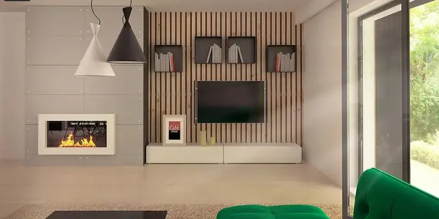 готовый проект дома Z388 B – дизайн интерьера, Версия проекта современного одноэтажного дома Z388 с измененной планировкой