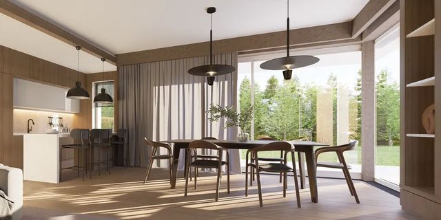 готовый проект дома Zx214 + – дизайн интерьера, Проект современного двухэтажного коттеджа с гаражом для узкого участка