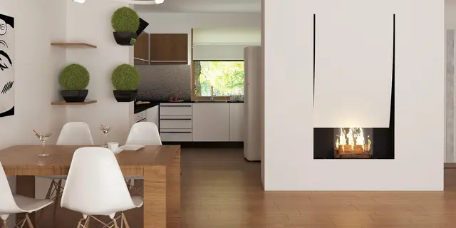 готовый проект дома Z8 – дизайн интерьера, Выгодный и простой в строительстве дом полезной площадью 100 м2.