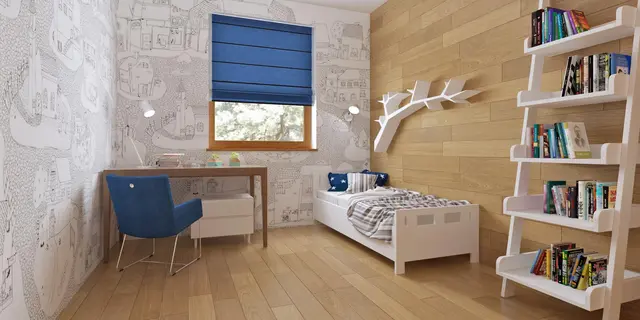 готовый проект дома Z16 – дизайн интерьера, Компактный одноэтажный дом с большой крытой террасой.