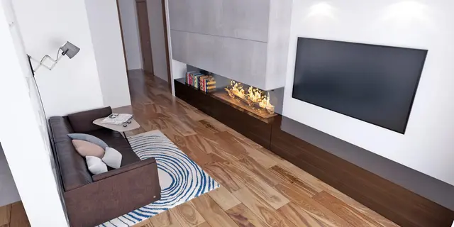 готовый проект дома Z16 – дизайн интерьера, Компактный одноэтажный дом с большой крытой террасой.