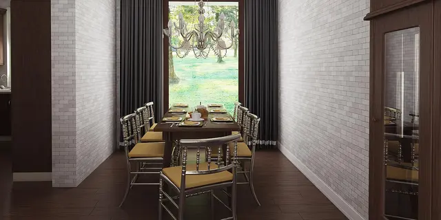 готовый проект дома Z23 – дизайн интерьера, Компактный и удобный одноэтажный дом с многоскатной крышей.