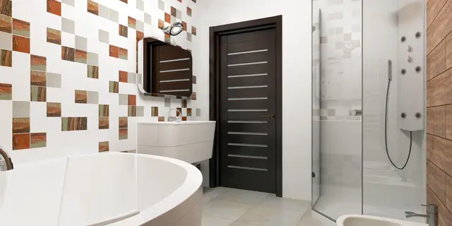 готовый проект дома Z35 – дизайн интерьера, Просторный одноэтажный дом с тремя спальнями и большим гаражом.