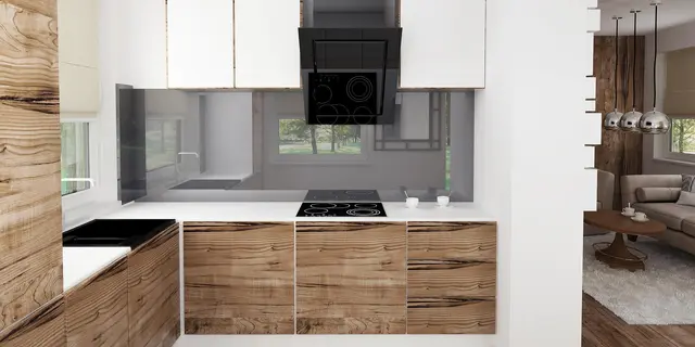 готовый проект дома Z39 – дизайн интерьера, Маленький, уютный дом с мансардой, двускатной крышей и c фронтальной террасой.