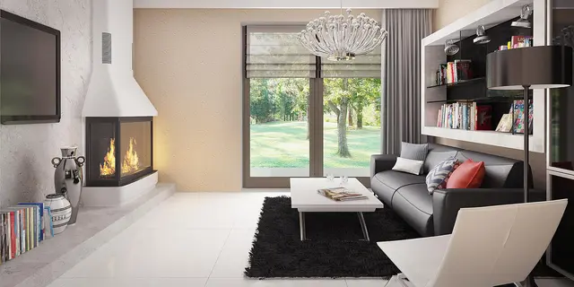 готовый проект дома Z42 – дизайн интерьера, Маленький одноэтажный дом, оснащенный всем необходимым для круглогодичного проживания.