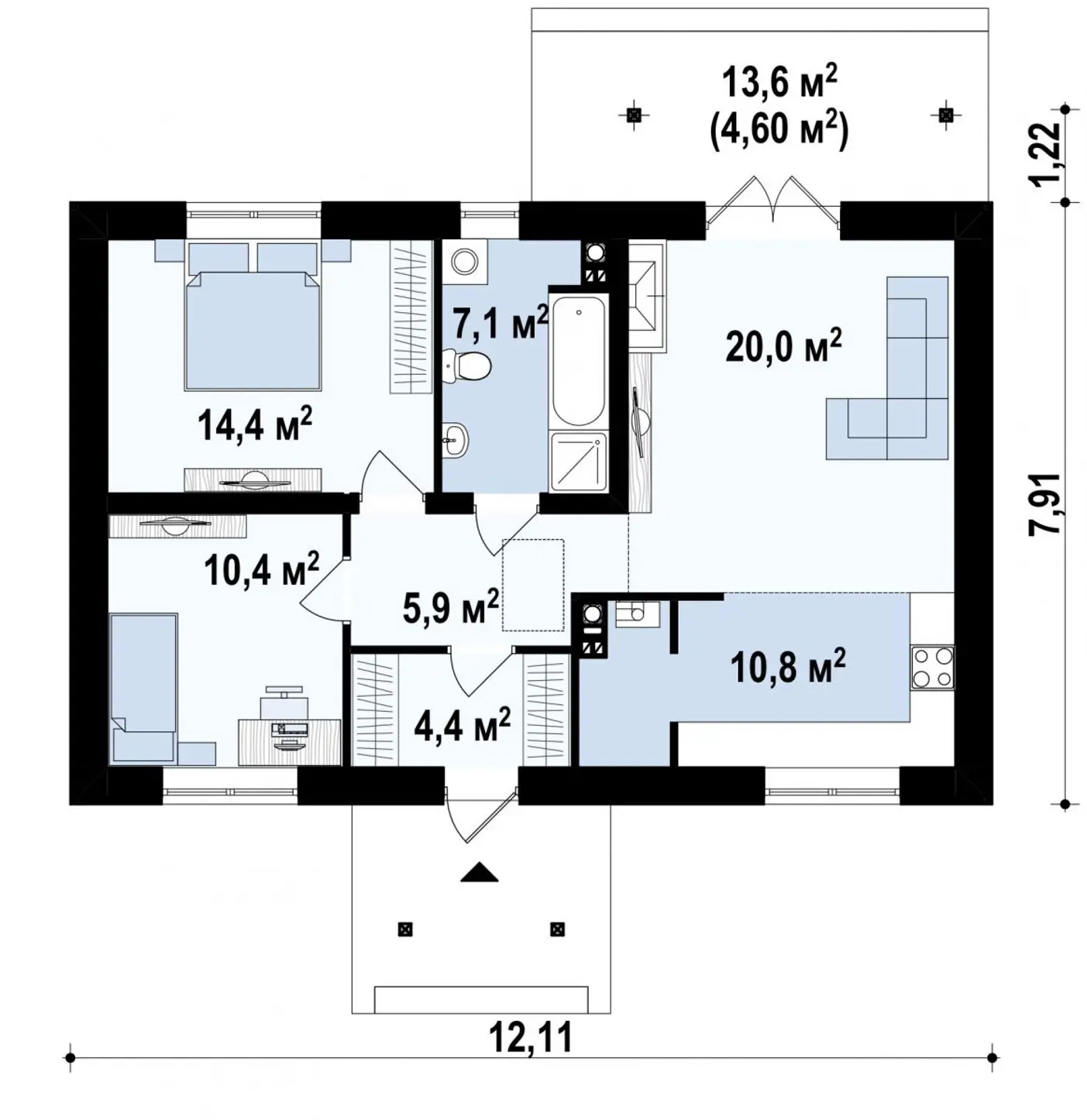 Особенности планировок двухкомнатных квартир